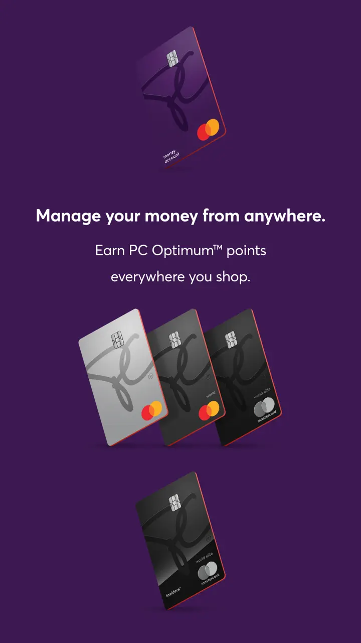 App Store flow in PC Financial Mobile