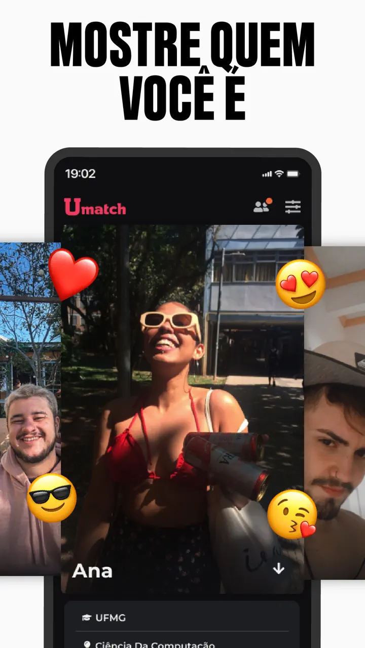 Umatch: Chat, Crushes e Amigos App Store tela 7 de 8 (store): App Store