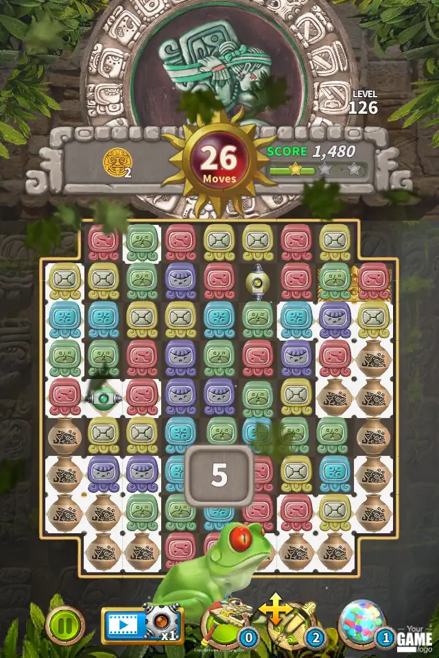 App Store flow in Glyph of Maya Match 3 Puzzle
