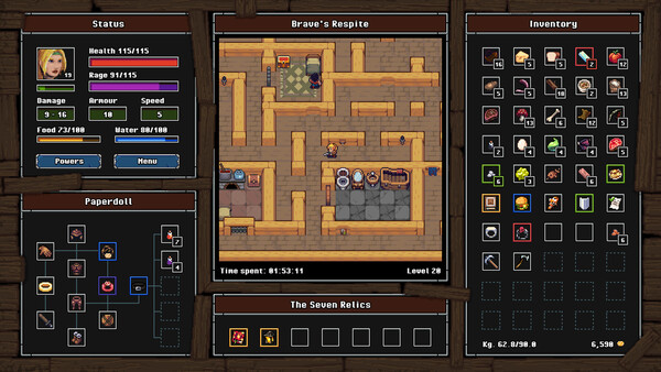 The Crazy Hyper-Dungeon Chronicles Screenshots screen 3 of 16 (game): Gameplay