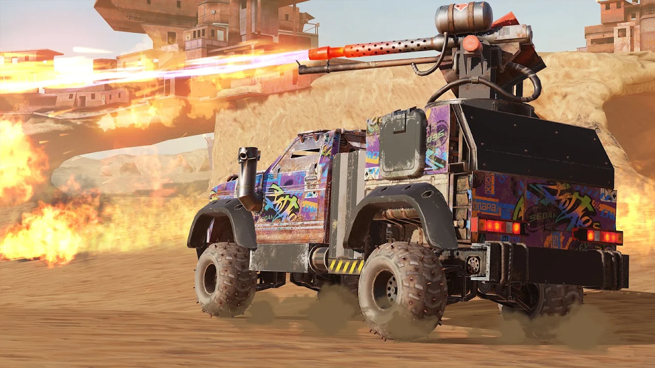 Crossout Mobile — Ação JxJ Google Play tela 4 de 8 (store): Google Play