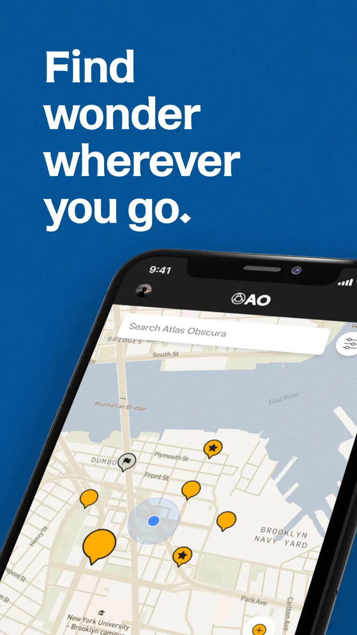 App Store flow in Atlas Obscura Travel Guide